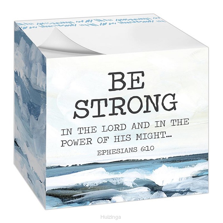 Memo cube Be strong