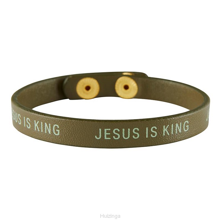 Snap Bracelet Jesus is King