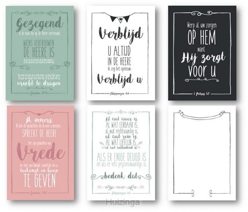 Bemoedigingskaarten HSV a6 set6