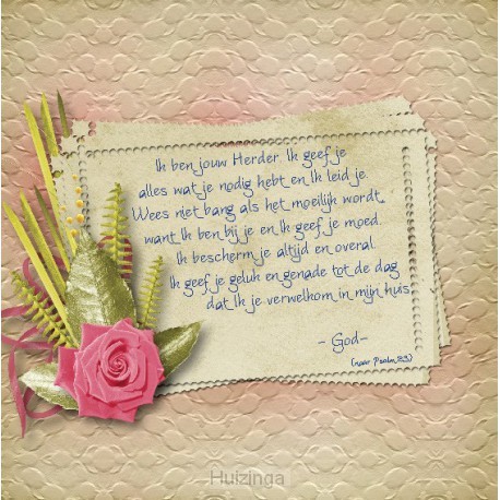 Choice kaartje Ik ben jouw herder