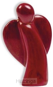 Beeld engel rood 6,5cm