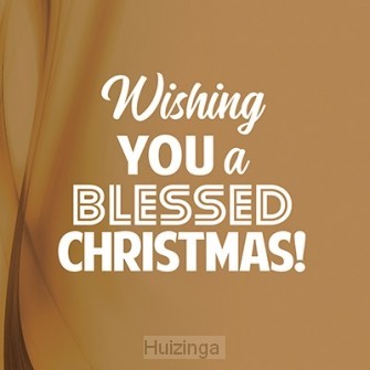 Wk kerst wishing you a blessed christmas