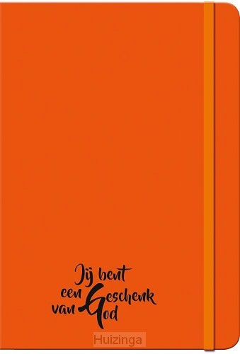 Schrijfboekje Oranje geschenk van God