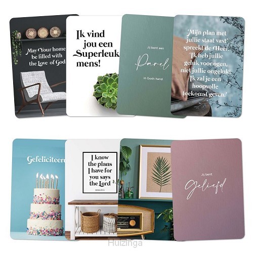 8 minikaartjes Puur serie 1