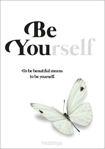 Interieurbord be yourself