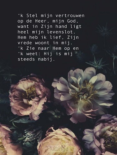 Poster stel mijn vertrouwen