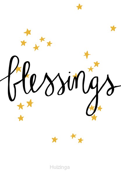 Wenskaart blessings