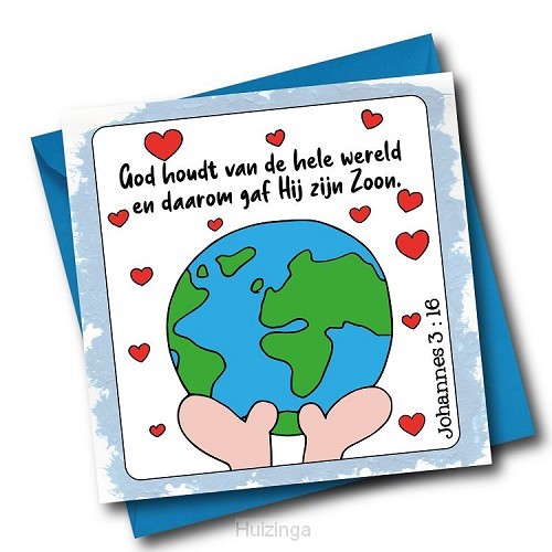 God houdt van de hele wereld