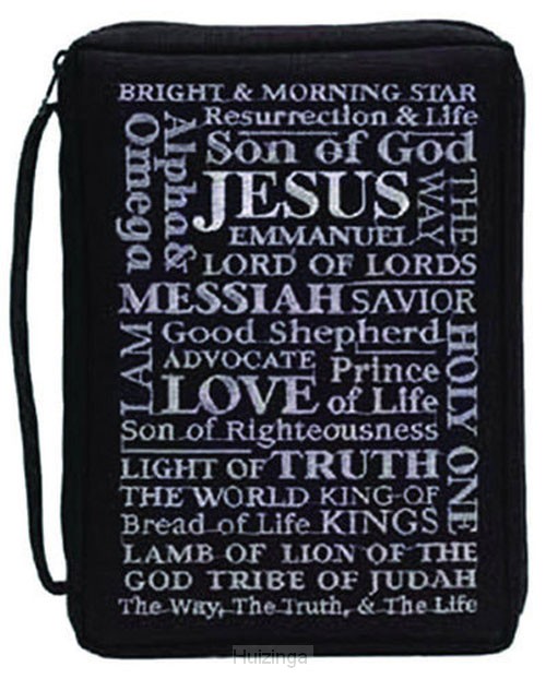 Biblecover Black Large Names of Jesus