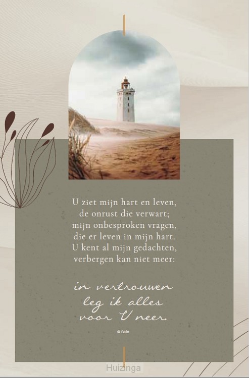 Enkele Kaart U ziet mijn hart