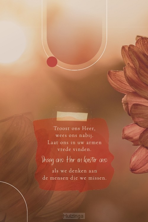 Enkele Kaart De mensen die we missen