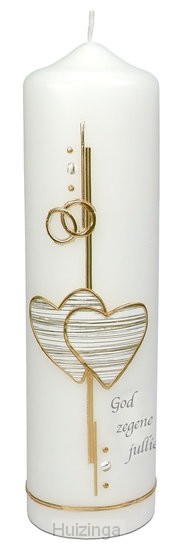 Huwelijkskaars 22cm God zegene