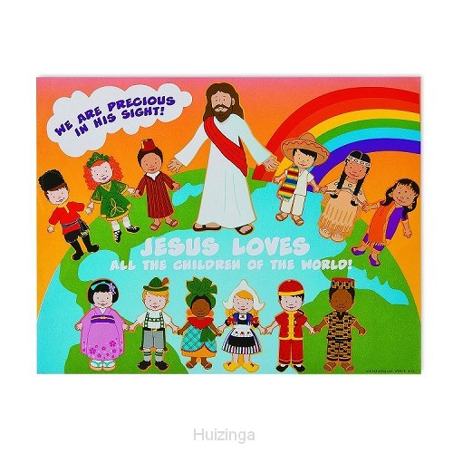 Stickerscene Jesus and the children set3