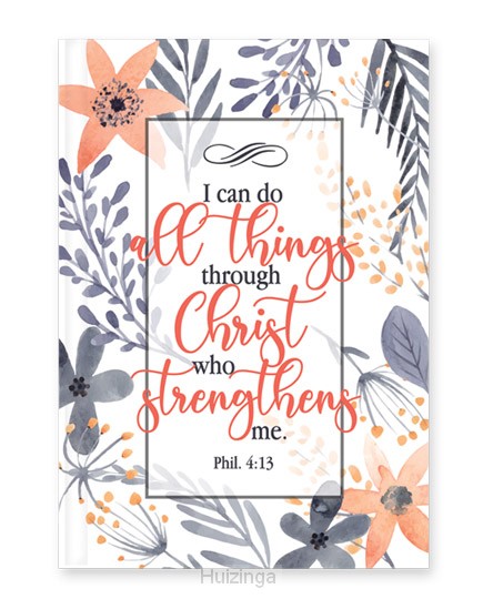 Hardcover Journal I can do all things