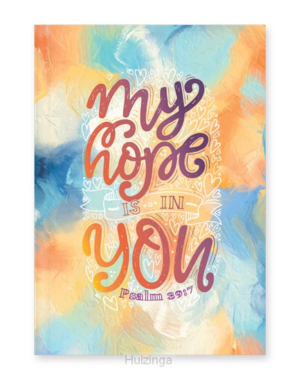 Hardcover Journal My hope is in you