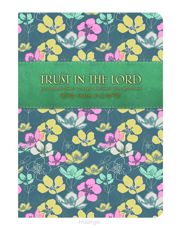 Luxleather journal Strong and courageous