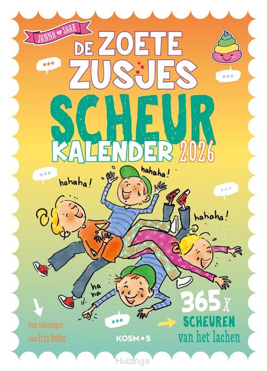Zoete zusjes scheurkalender 2026