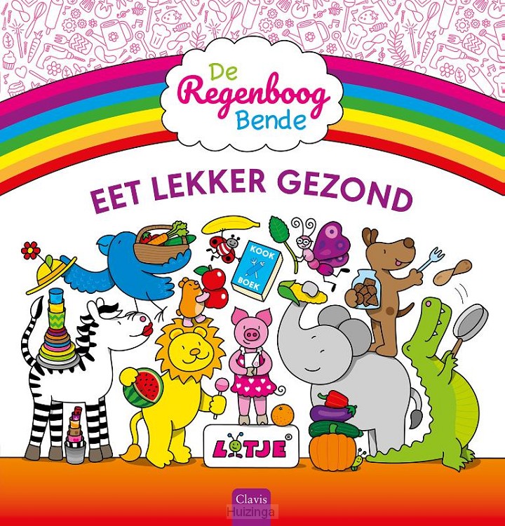 De Regenboogbende eet lekker gezond