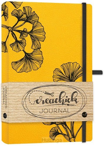 CreaChick journal okergeel