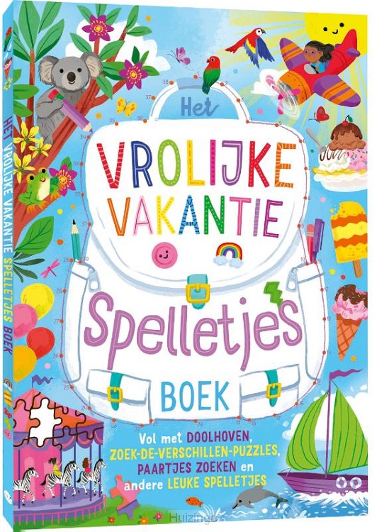 Vrolijke vakantie spelletjesboek
