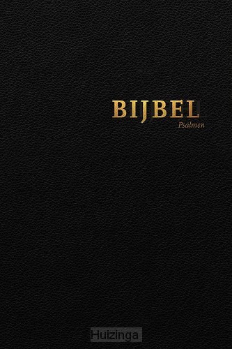 Bijbel HSV psalmen index zwart 12x18cm