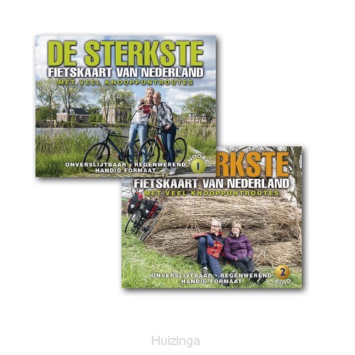 De sterkste fietskaart Nederland dl 1+2