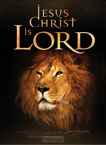 Poster Jesus Christ is Lord