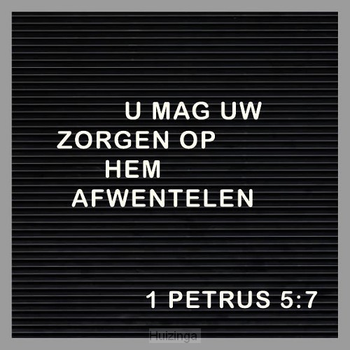 Kaart wees niet bezorgd