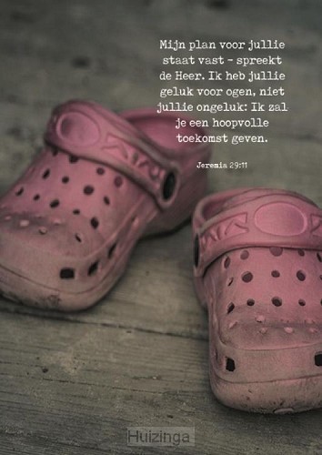 Mijn plan voor jullie staat vast