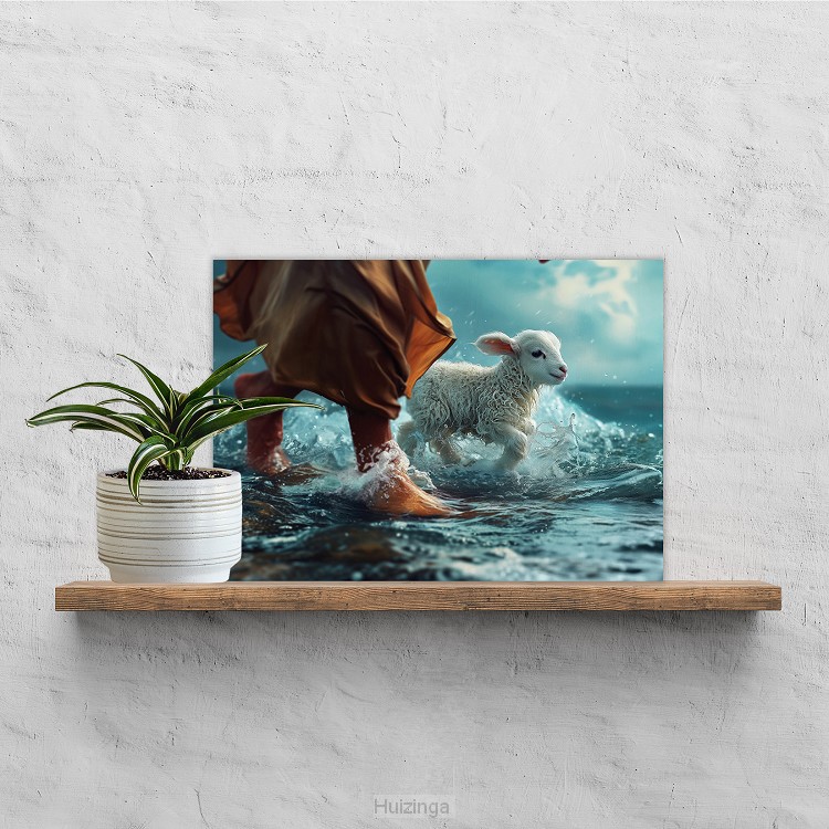 Plexiglas Naast je lopen