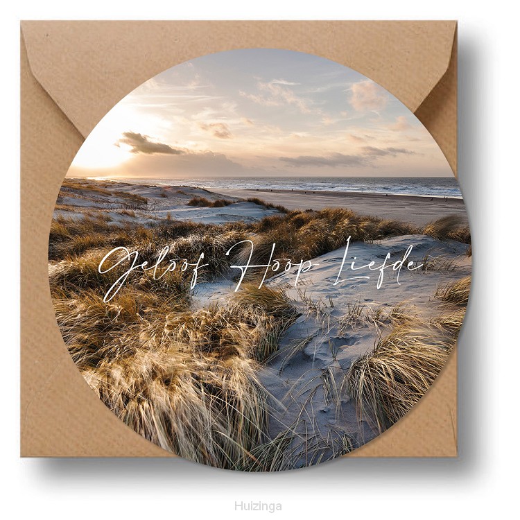 Cirkelcadeau duinen geloof hoop en liefd