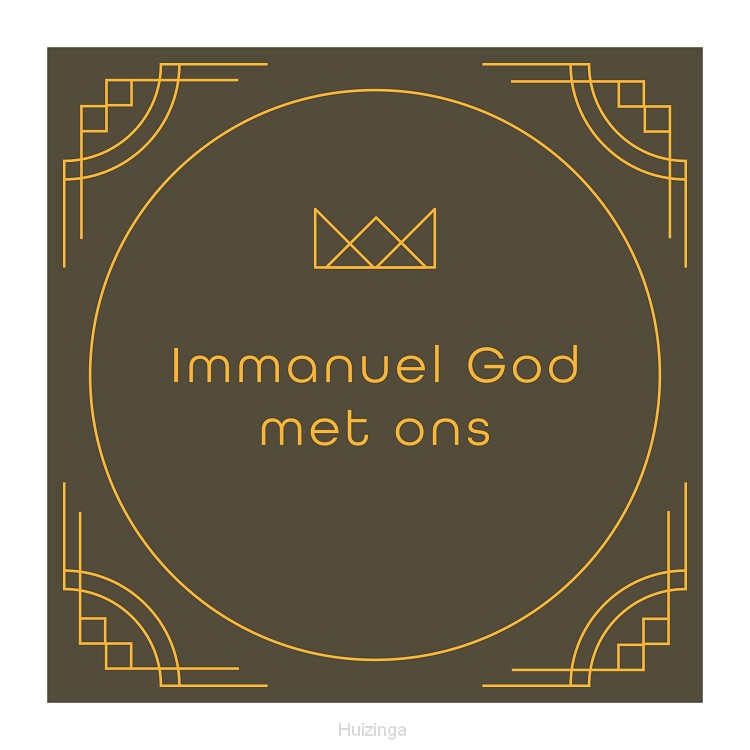 Kerstkaart ''Immanuel''