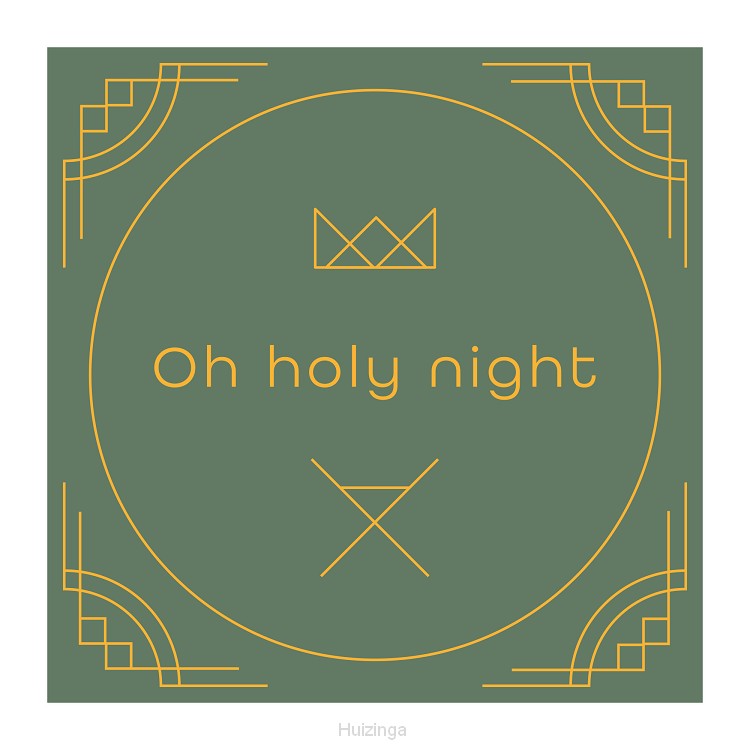 Kerstkaart ''Oh holy night''