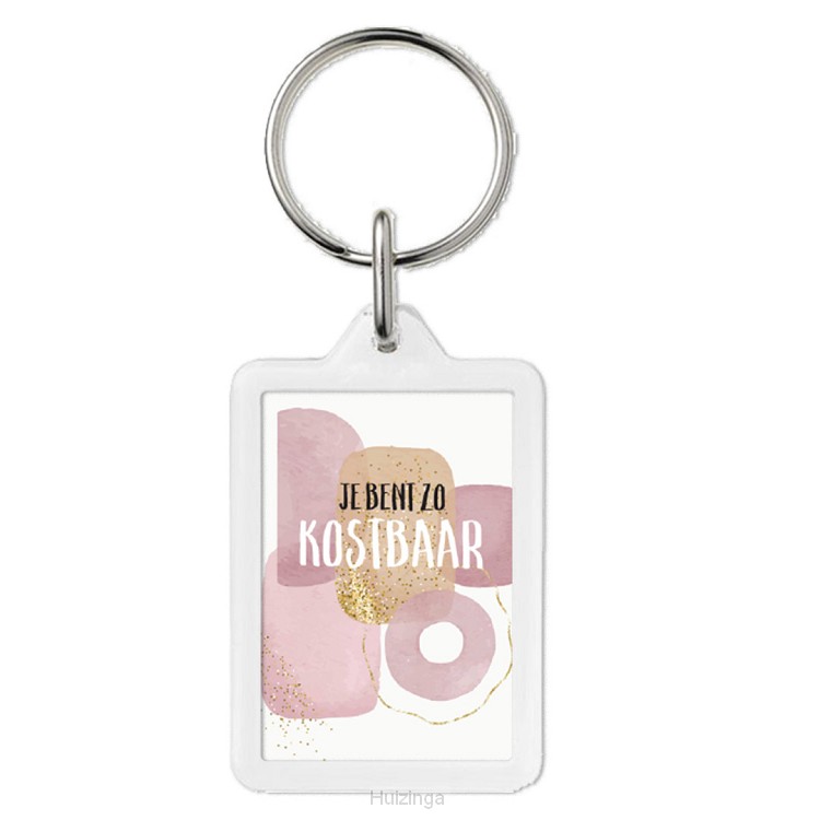 Sleutelhanger je bent zo kostbaar