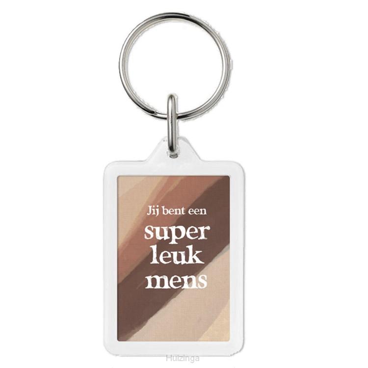 Sleutelhanger super leuk mens