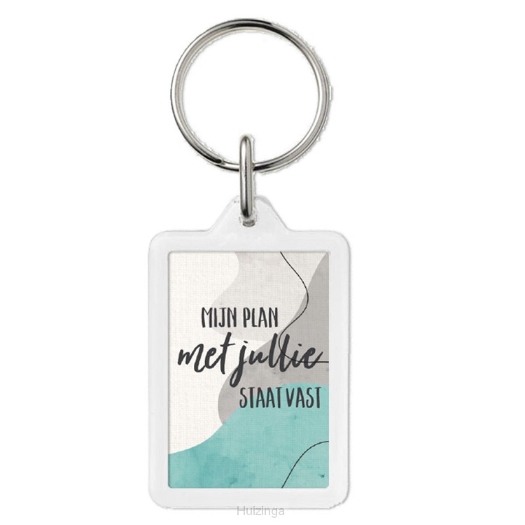 Sleutelhanger mijn plan met jullie