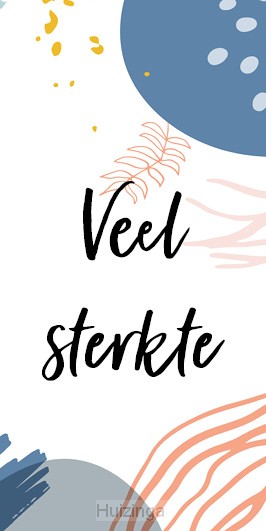 Cadeaulabel veel sterkte