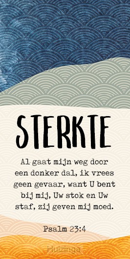 Cadeaulabel psalm 23
