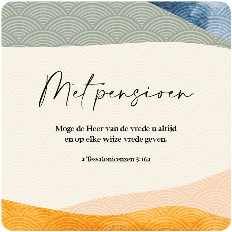 Cadeaubordje met pensioen