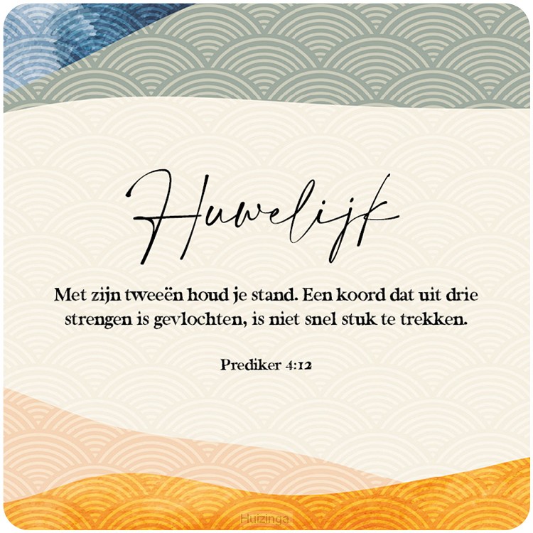 Cadeaubordje huwelijk