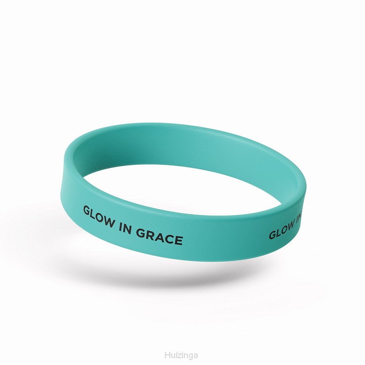 Siliconen armband glow in the dark Glow