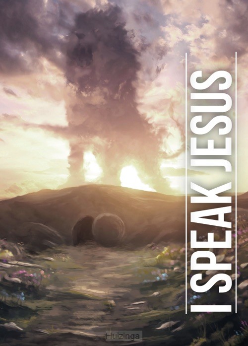 Poster 50x70 i speak Jesus - stone