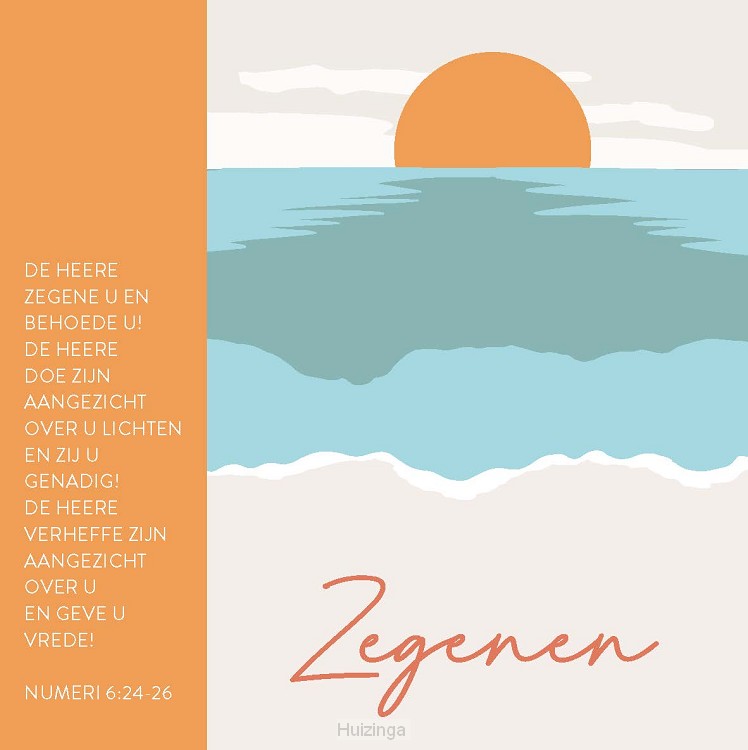 Kaart zegenen - Num 6:24-26