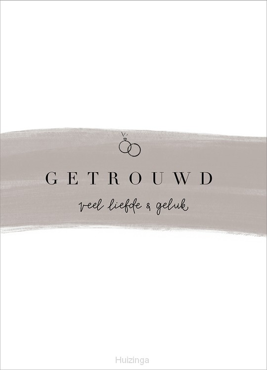 Kaart 'Getrouwd'
