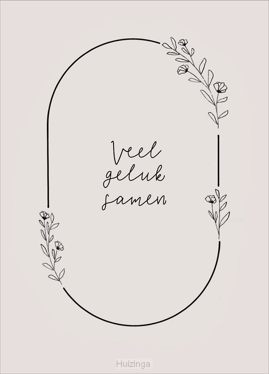 Kaart 'Veel geluk samen'