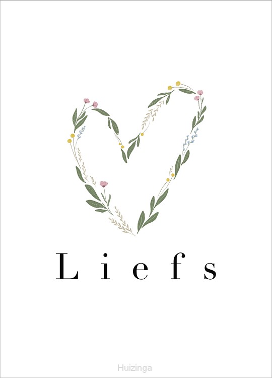 Kaart 'Liefs'