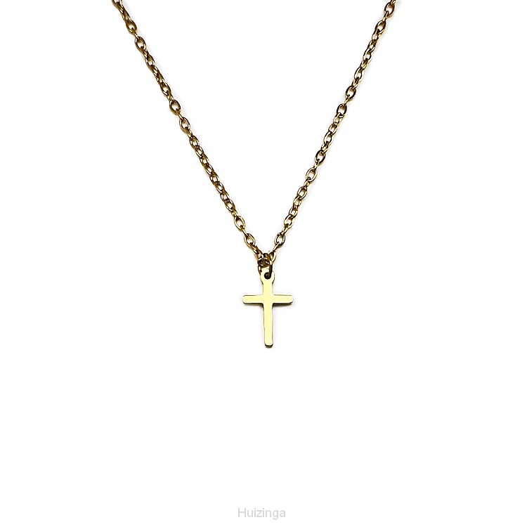 Ketting kruisje XS - goud