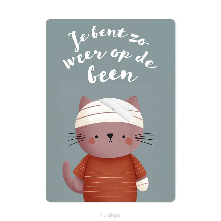 Kaart Ziek poesje