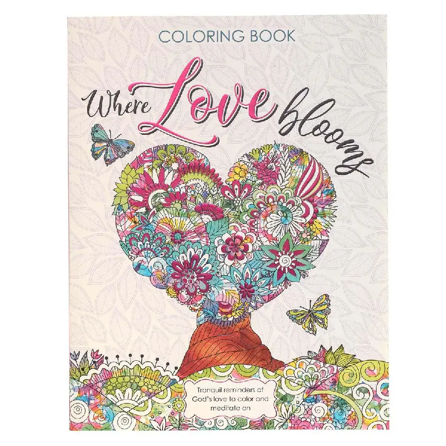 Where Love blooms - Coloring Book