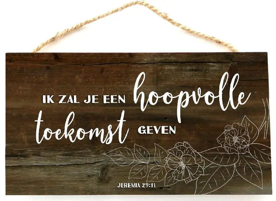 Ik zal je een hoopvolle toekomst Jer29:1